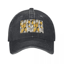 Load image into Gallery viewer, WearablePrivacy Modified anti-surveillance disable facial recognition pattern Baseball Cap Anime Hats For Women Men's
