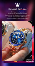 Load image into Gallery viewer, OLEVS 6650 Men Watch Classic Original Automatic Mechanical Watch For Man Zircon Scale Waterproof Luminous Stainless Steel Watch
