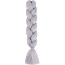 Load image into Gallery viewer, AZQUEEN 24 Inch Jumbo Braids Extensions Synthetic Braiding Hair Afro Ombre Color kanekalon Hair for Children Braid
