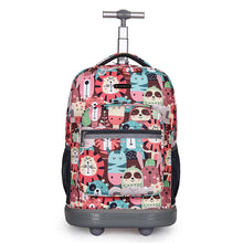 Load image into Gallery viewer, Rolling Backpack for Girls School Backpack with Wheels for Boys Wheeled Bookbags Trolley School Bags for Teens
