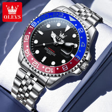 Load image into Gallery viewer, OLEVS 5657 Mens Watch Original Stainless Steel Date Quartz Watch Waterproof Luminous Sports Watches For Man Box Gifts Reloj
