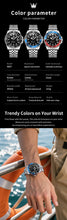 Load image into Gallery viewer, OLEVS 5657 Mens Watch Original Stainless Steel Date Quartz Watch Waterproof Luminous Sports Watches For Man Box Gifts Reloj
