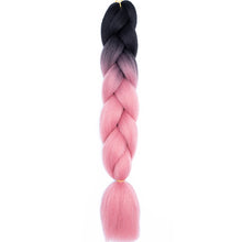 Load image into Gallery viewer, AZQUEEN 24 Inch Jumbo Braids Extensions Synthetic Braiding Hair Afro Ombre Color kanekalon Hair for Children Braid
