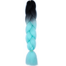 Load image into Gallery viewer, AZQUEEN 24 Inch Jumbo Braids Extensions Synthetic Braiding Hair Afro Ombre Color kanekalon Hair for Children Braid
