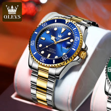 Load image into Gallery viewer, OLEVS 6650 Men Watch Classic Original Automatic Mechanical Watch For Man Zircon Scale Waterproof Luminous Stainless Steel Watch
