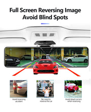 Load image into Gallery viewer, H8 4K+2K 11.26 Inch Rear View Mirror Dash Cam SONY IMX415 Car Dvr Camera  GPS WIFI Video Recording Super Night Vision Dual Lens
