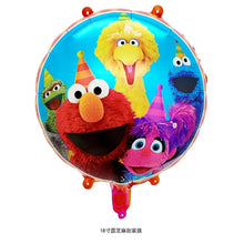 Load image into Gallery viewer, Cartoon Sesames  Street Birthday Party Decor Elmo and Friends Theme Tablecloth Plate Balloon Set Cake Decor Baby Shower
