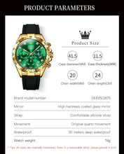 Load image into Gallery viewer, OLEVS 2875 Men's Watches Luxury Multifunctional Original Quartz Wirst Watch Man Waterproof Luminous Date Moon Phase Christmas
