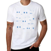 Load image into Gallery viewer, Modified anti-surveillance disable facial recognition pattern T-Shirt rapper graphic tees mens t shirts casual stylish anti face recognition
