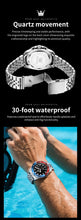 Load image into Gallery viewer, OLEVS 5657 Mens Watch Original Stainless Steel Date Quartz Watch Waterproof Luminous Sports Watches For Man Box Gifts Reloj
