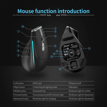 Load image into Gallery viewer, Lefon F33/F26C/F35B Trackball Mouse/ Bluetooth Ergonomic Mouse 2.4G Wireless Rechargeable Rollerball Mice for PC Office Drawing
