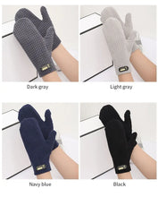 Load image into Gallery viewer, Mittens for Men Spring and Autumn Warm Cycling Driving Bike Windproof Elastic Winter Fleece Couples All-Wrapped Finger Gloves
