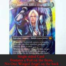 Load image into Gallery viewer, FIN/FIC/FCA Commander Series Set Cloud Y'shtola Sephiroth Traveling Chocobo Ancient Copper Dragon HoloFoil Proxy Cards
