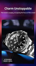 Load image into Gallery viewer, OLEVS 6650 Men Watch Classic Original Automatic Mechanical Watch For Man Zircon Scale Waterproof Luminous Stainless Steel Watch
