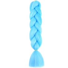 Load image into Gallery viewer, AZQUEEN 24 Inch Jumbo Braids Extensions Synthetic Braiding Hair Afro Ombre Color kanekalon Hair for Children Braid
