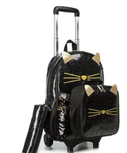 Load image into Gallery viewer, School Wheeled backpack Bag School bag with wheels Trolley Satchel bag Kids School Rolling backpack for girls School Trolley Bag
