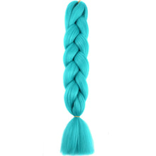 Load image into Gallery viewer, AZQUEEN 24 Inch Jumbo Braids Extensions Synthetic Braiding Hair Afro Ombre Color kanekalon Hair for Children Braid
