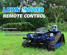 Load image into Gallery viewer, Customized  Remote Control Lawn Mower Remote Control Robot Crawler Lawn Mower Controlled From Distance
