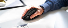 Load image into Gallery viewer, BTM008 2.4G Bluetooth 5.0 Ergonomic Vertical Wireless Mouse, 2400DPI Rechargeable USB-C Silent Click Computer Laptop Accessory
