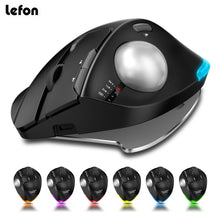 Load image into Gallery viewer, Lefon F33/F26C/F35B Trackball Mouse/ Bluetooth Ergonomic Mouse 2.4G Wireless Rechargeable Rollerball Mice for PC Office Drawing
