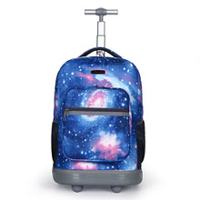 Load image into Gallery viewer, Rolling Backpack for Girls School Backpack with Wheels for Boys Wheeled Bookbags Trolley School Bags for Teens
