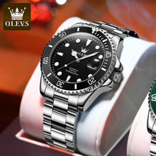 Load image into Gallery viewer, OLEVS 6650 Men Watch Classic Original Automatic Mechanical Watch For Man Zircon Scale Waterproof Luminous Stainless Steel Watch
