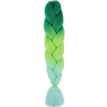 Load image into Gallery viewer, AZQUEEN 24 Inch Jumbo Braids Extensions Synthetic Braiding Hair Afro Ombre Color kanekalon Hair for Children Braid
