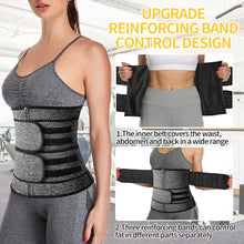 Load image into Gallery viewer, Faja Shapewear Waist Trainer Corset Sweat Belt for Women Weight Loss Compression Trimmer Workout Fitness Body Shaper
