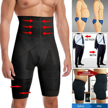 Load image into Gallery viewer, Men Slimming Body Shaper Waist Trainer High Waist Shaper Control Panties Compression Underwear Abdomen Belly Shaper Shorts
