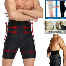 Load image into Gallery viewer, Men Slimming Body Shaper Waist Trainer High Waist Shaper Control Panties Compression Underwear Abdomen Belly Shaper Shorts
