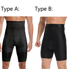 Load image into Gallery viewer, Men Slimming Body Shaper Waist Trainer High Waist Shaper Control Panties Compression Underwear Abdomen Belly Shaper Shorts
