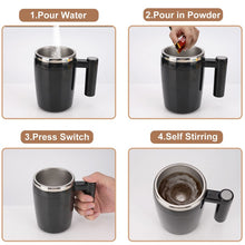 Load image into Gallery viewer, USB Automatic Self Stirring Magnetic Mug 304 Stainless Steel Smart Coffee Milk Mixer Stir Cup Thermal Blender Gift Water Bottle
