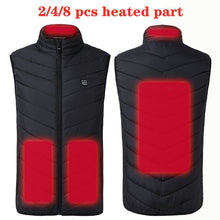 Load image into Gallery viewer, Electric Jacket Vest USB Heated Jacket Vest- Stay Warm-
