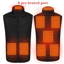 Load image into Gallery viewer, Electric Jacket Vest USB Heated Jacket Vest- Stay Warm-
