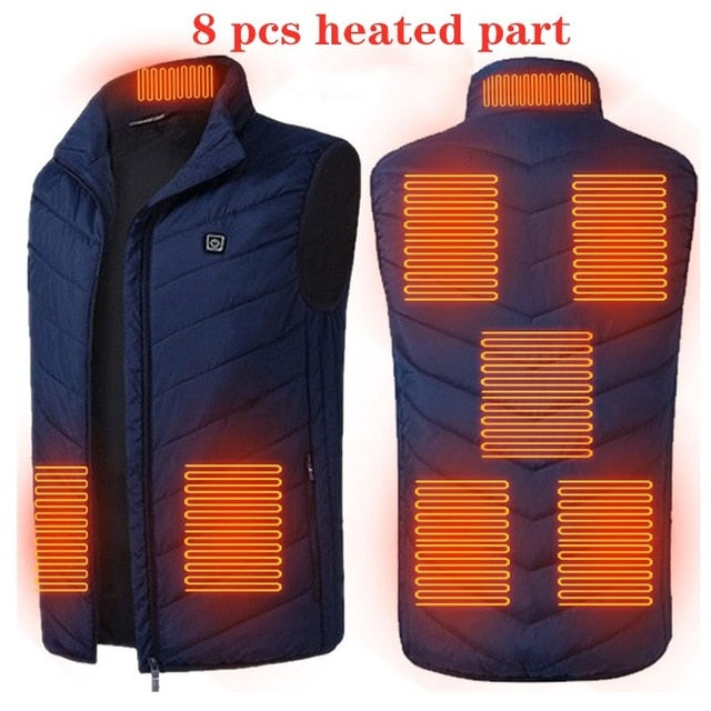 Electric Jacket Vest USB Heated Jacket Vest- Stay Warm-